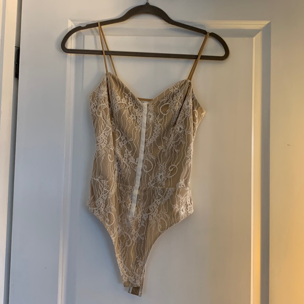 WAYF lace bodysuit